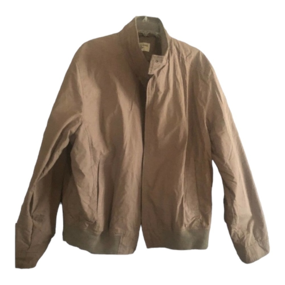 Vintage DOCKERS Stain Defender Jacket Bomber Lined Tan Men XXG Light Weight